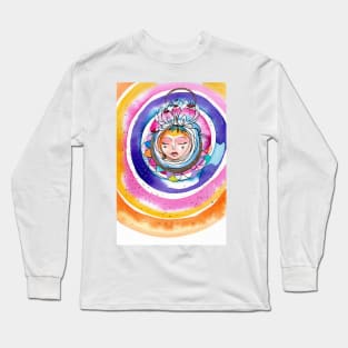 Sun Girl Mandala Long Sleeve T-Shirt